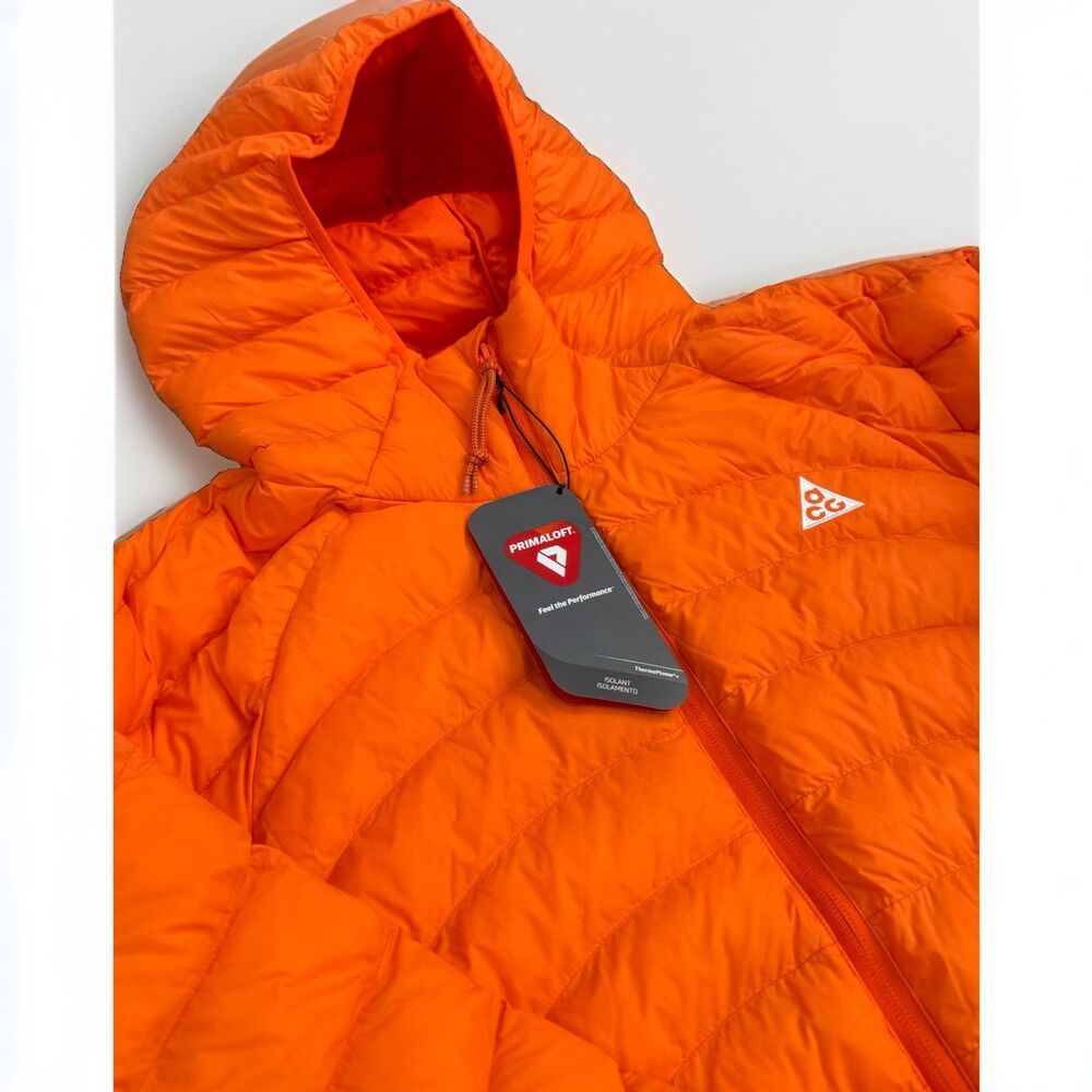 Nike ACG Lava Flow Mens Therma-FIT ADV Jacket HJ3735-819 Orange Men’s Size XL